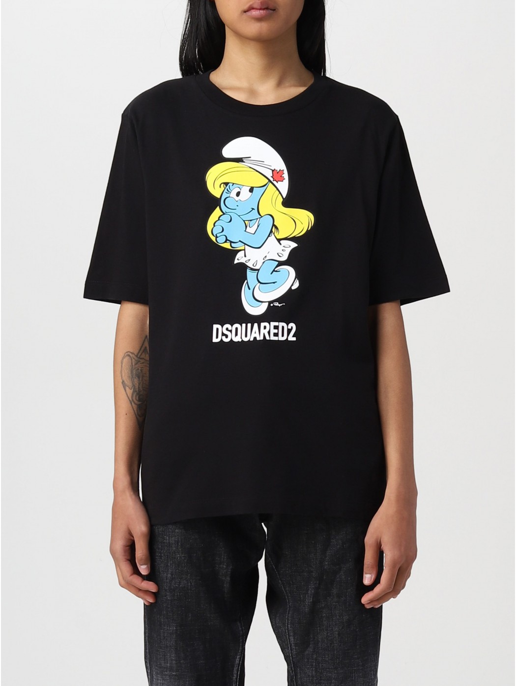 T-SHIRT DS2 SMURF DSQUARED2...