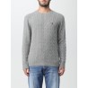 Cable knit sweater in wool and cashmere POLO RALPH LAUREN UOMO MAN