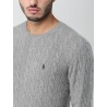 Cable knit sweater in wool and cashmere POLO RALPH LAUREN UOMO MAN