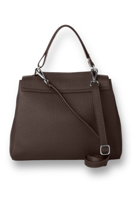 Sveva Soft medium shoulder bag in leather with strap ORCIANI WOMAN