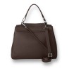 Sveva Soft medium shoulder bag in leather with strap ORCIANI WOMAN