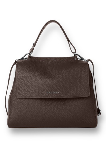 Sveva Soft medium shoulder bag in leather with strap ORCIANI WOMAN