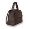 Sveva Soft medium shoulder bag in leather with strap ORCIANI WOMAN