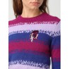 PULLOVER CROPPED GAELLE GBDP19565 MULTICOLORVIOLA