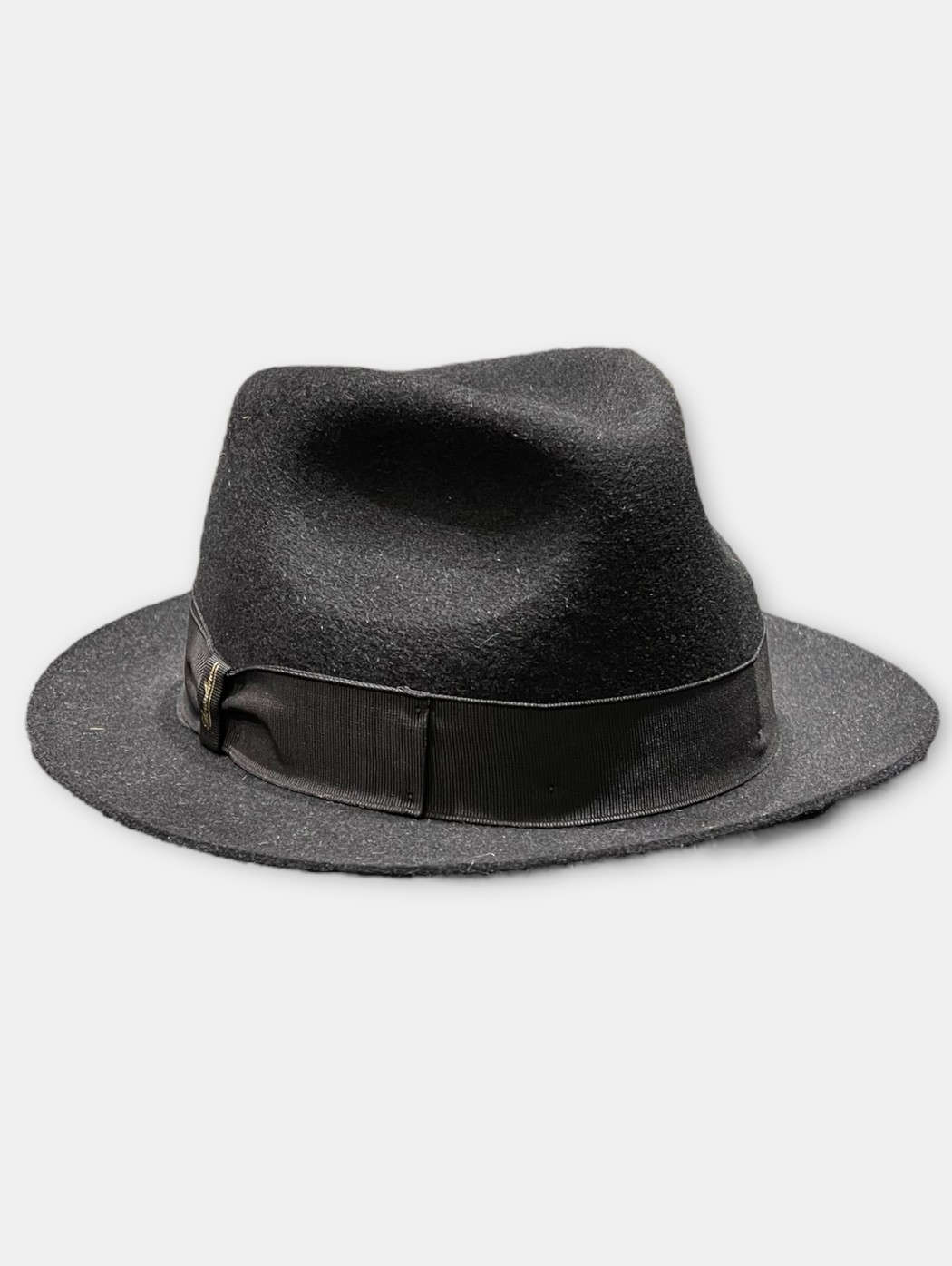 FEDORA RASATO TESA PICCOLA CINTA CANNETE BORSALINO 270365 0421