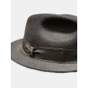 FEDORA RASATO TESA PICCOLA CINTA CANNETE BORSALINO 270365 0421