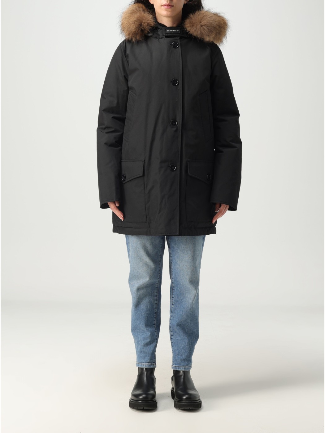 ARCTIC DETACHABLE FUR PARKA WOOLRICH WOMAN