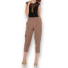 PANTALONE CON ELASTICO FUTUR3 P321PA14 FANGO