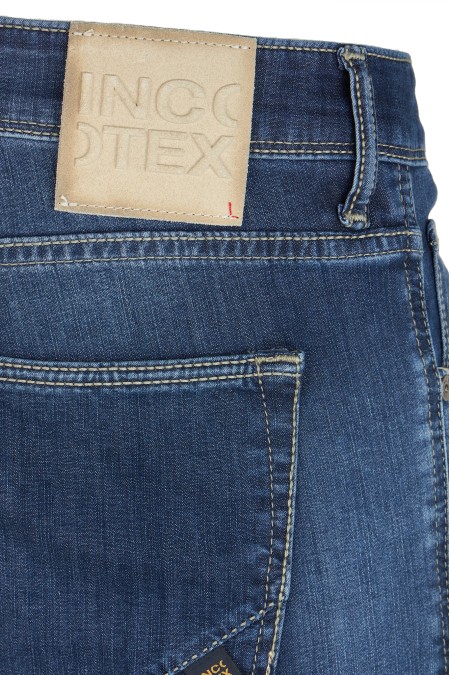 5P COMFORT DENIM STR WASH 2 INCOTEX RED MAN