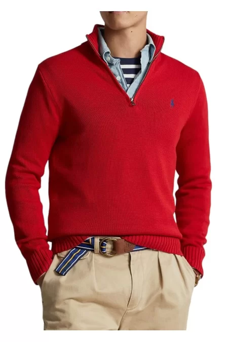 POLO RALPH LAUREN UOMO MAGLIONI MEZZA ZIP