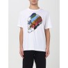 MENS REGULAR FIT T-SHIRT SKULL STRIPE PAUL SMITH MAN