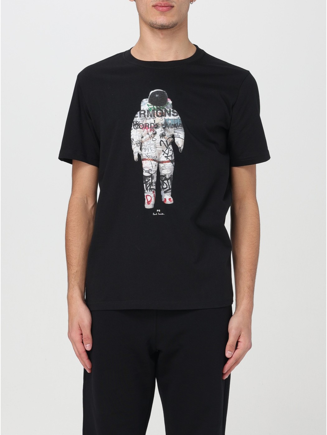 MENS REGULAR FIT T-SHIRT ASTRONAUT PAUL SMITH MAN