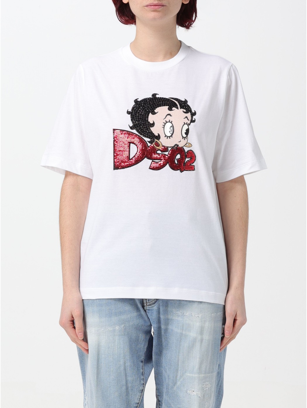 EASY FIT TEE DSQUARED2 WOMAN
