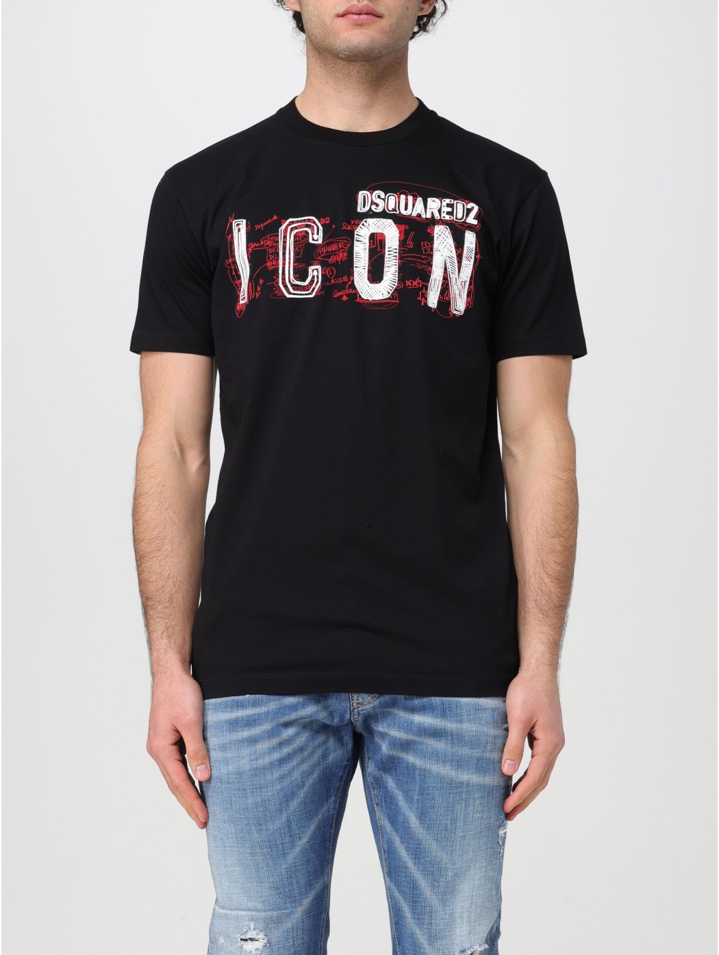 ICON SCRIBBLE COOL FIT TEE...
