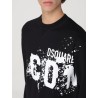 ICON SCRIBBLE COOL FIT CREWNECK DSQUARED2 MAN