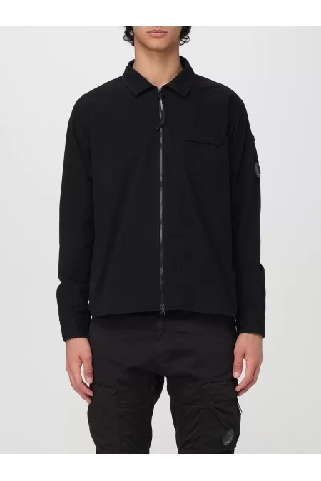 CP COMPANY GABARDINE ZIPPED SHIRT