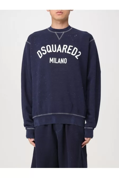 DSQUARED2 Sweatshirt DSQUARED2 per uomo Maglione di alta qualità con design alla moda. Materiale morbido e confortevole per un look elegante e casual. Perfetto per ogni occasione, dalla palestra alle uscite informali