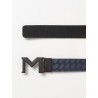 BELT 35MM REVERSE EXTREME 3.0 BLU/NERO MONTBLANC 198648