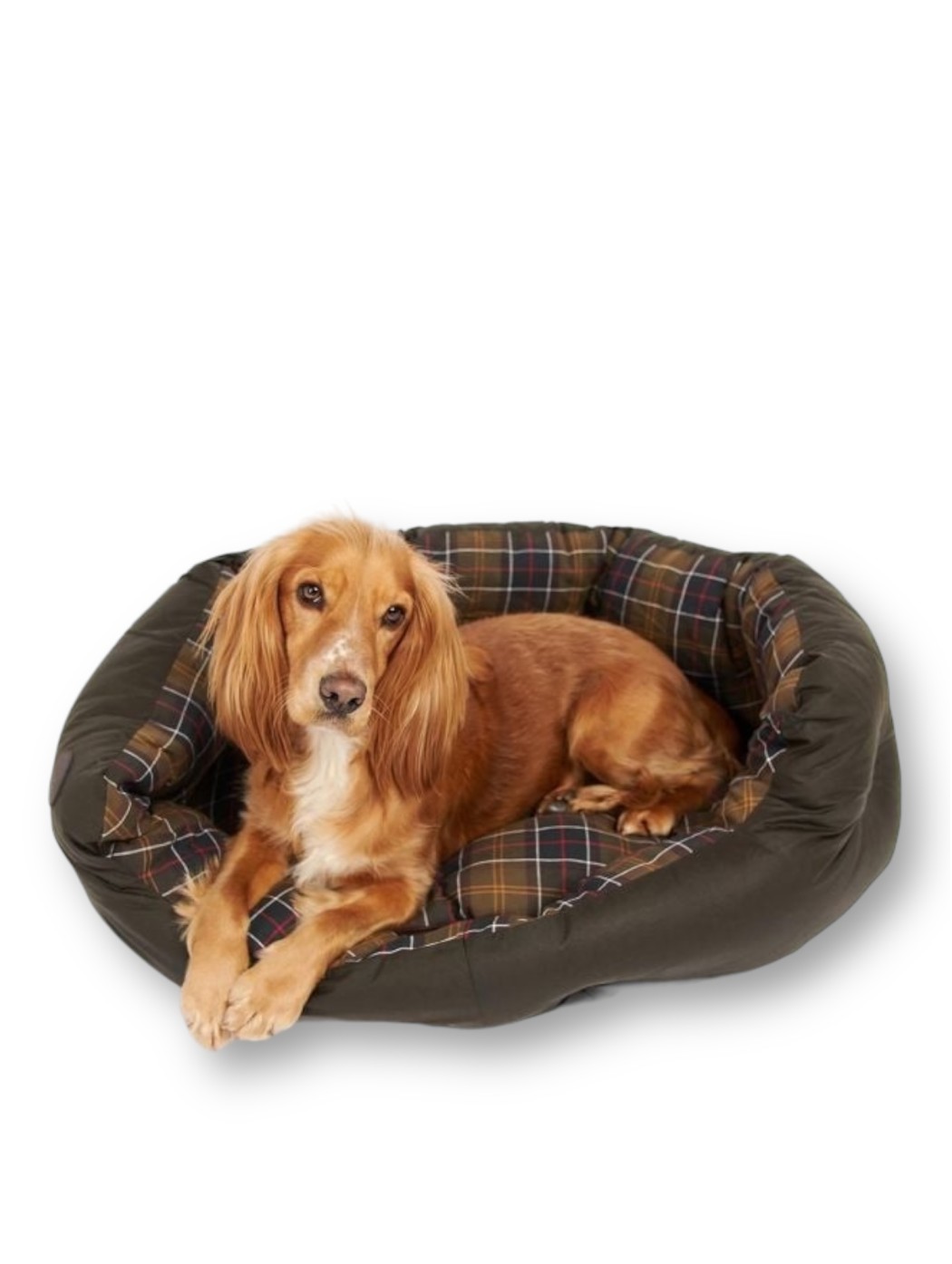 WAXCOTTON DOG BED 35IN BARBOUR UNISEX