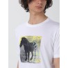 MENS REG FIT T-SHIRT ZEBRA SQUARE PAUL SMITH M2R011RMP4543 01