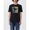 MENS REG FIT T-SHIRT ZEBRA SQUARE PAUL SMITH MAN