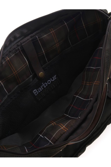 WAX LEATHER BRIEFCASE BARBOUR MAN