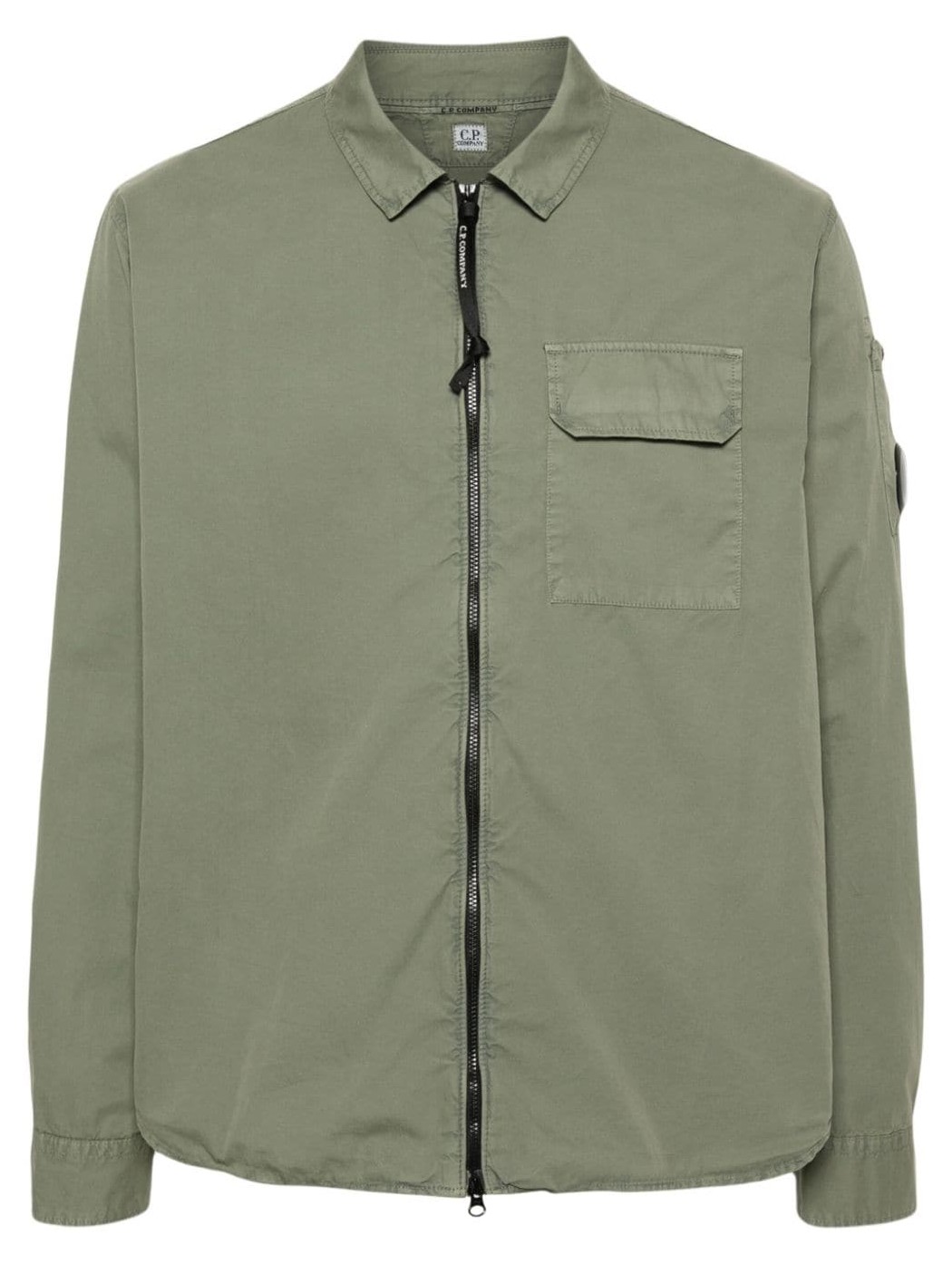 GABARDINE ZIPPED SHIRT CP...