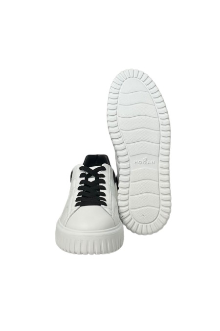 SNEAKERS della nuova collezione AI 2024 H-STRIPES ALLACCIATO H HOGAN HXM6450FC60LE9 0001