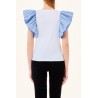 T-SHIRT MODA M/C LIUJO JEANS CORE WOMAN