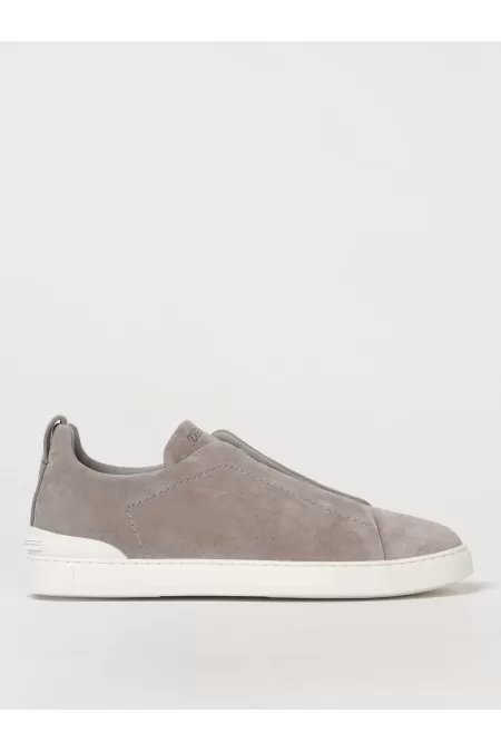 SNEAKERS della nuova collezione AI 2024 SNEAKER LOW TOP IN SUEDE ZEGNA LHSOYS4667Z GME