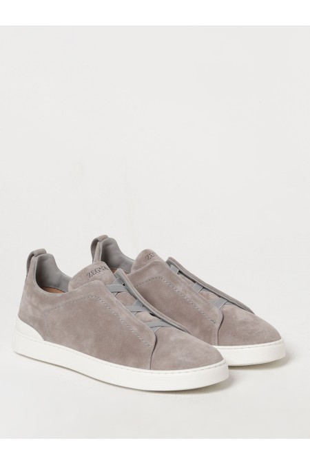 SNEAKERS della nuova collezione AI 2024 SNEAKER LOW TOP IN SUEDE ZEGNA LHSOYS4667Z GME