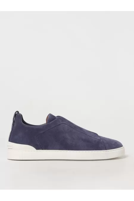 SNEAKERS della nuova collezione AI 2024 SNEAKER LOW TOP IN SUEDE ZEGNA LHSOYS4667Z RTZ