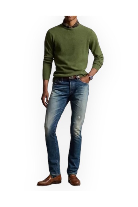 Crew-neck wool sweater POLO RALPH LAUREN UOMO MAN