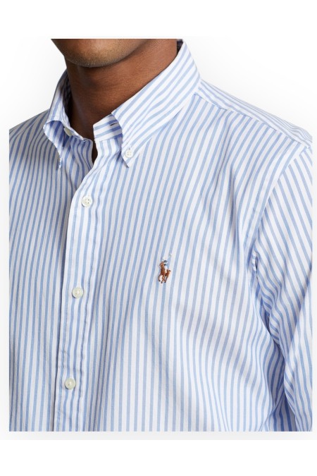 Striped stretch oxford shirt POLO RALPH LAUREN UOMO MAN