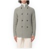 Cardigan un petto e mezzo in lana vergine, cashmer BRUNELLO CUCINELLI M3655501 CNZ43