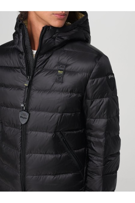 ACTON HOODED DOWN JACKET BLAUER MAN