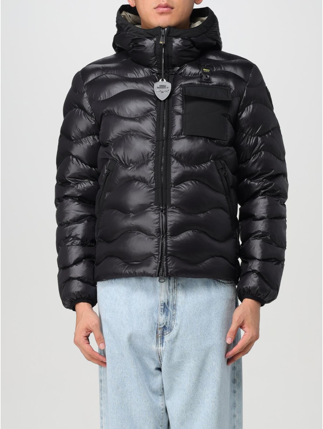 DOWN JACKET WITH ECO BRYANT PADDING BLAUER MAN