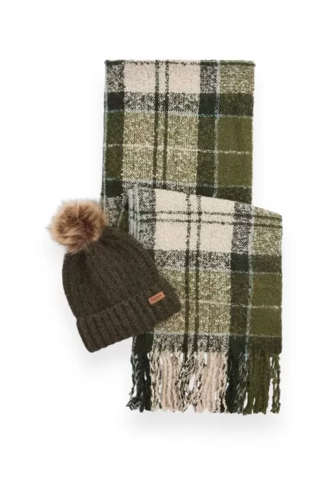 SALTBURN TARTAN GIFT SET BARBOUR LGS0077 GN71