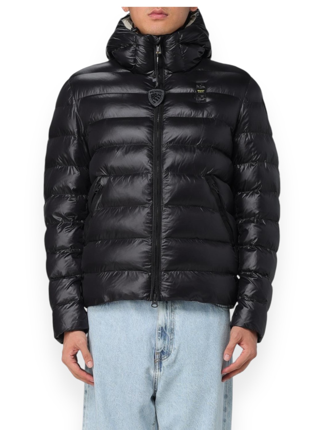 ECO ADAMS NYLON DOWN JACKET BLAUER MAN