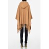 PONCHO FAKEFUR CAPPUCCIO LIUJO ACCESSORI WOMAN