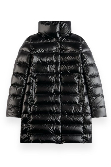 LONG URBAN DOWN JACKET + HOOK FAY WOMAN