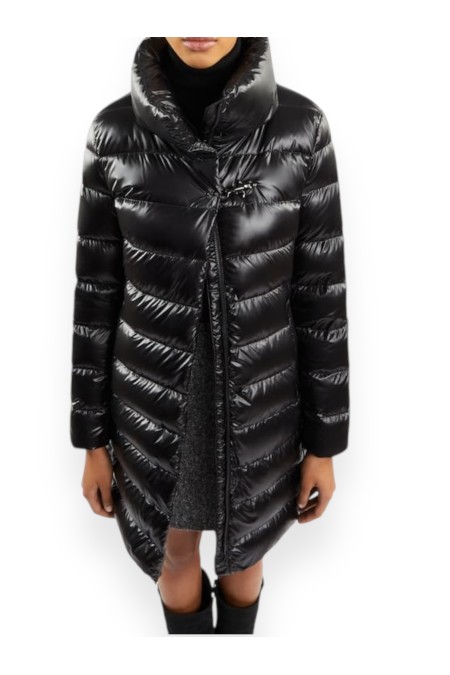 LONG URBAN DOWN JACKET + HOOK FAY WOMAN