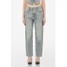 PANT. STRAIGHT FIT H.W. LIU JO BLUE DENIM WOMAN