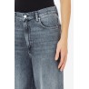 ECS PANT. BAGGY WIDE LEG REG.W. LIU JO BLUE DENIM UF4129DS048 87309