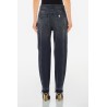 ECS PANT. CROPPED STRAIGHT H.W. LIU JO BLUE DENIM WOMAN