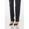 ECS PANT. CROPPED STRAIGHT H.W. LIU JO BLUE DENIM UF4152DS059 87432