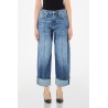 PANT. CROPPED STRAIGHT REG,W LIU JO BLUE DENIM UF4172D4854 78791