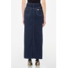 GONNA LUNGA CULT LIU JO BLUE DENIM WOMAN