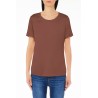 T- SHIRT VISCOSA STRETCH M/C LIU JO WHITE WOMAN