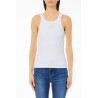 TANK TOP LOGO LIU JO WHITE WOMAN